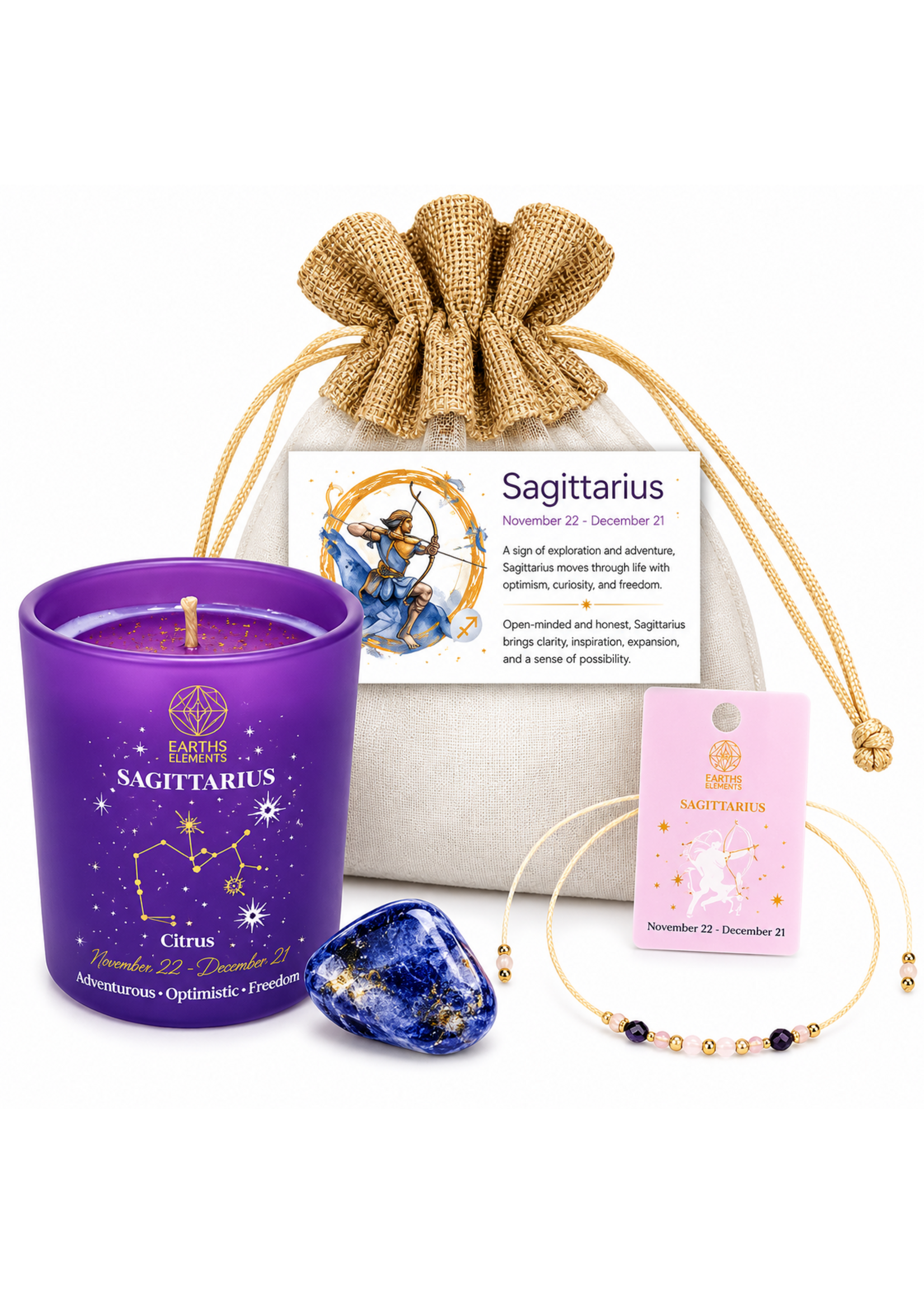 Zodiac Candle Set Sagittarius