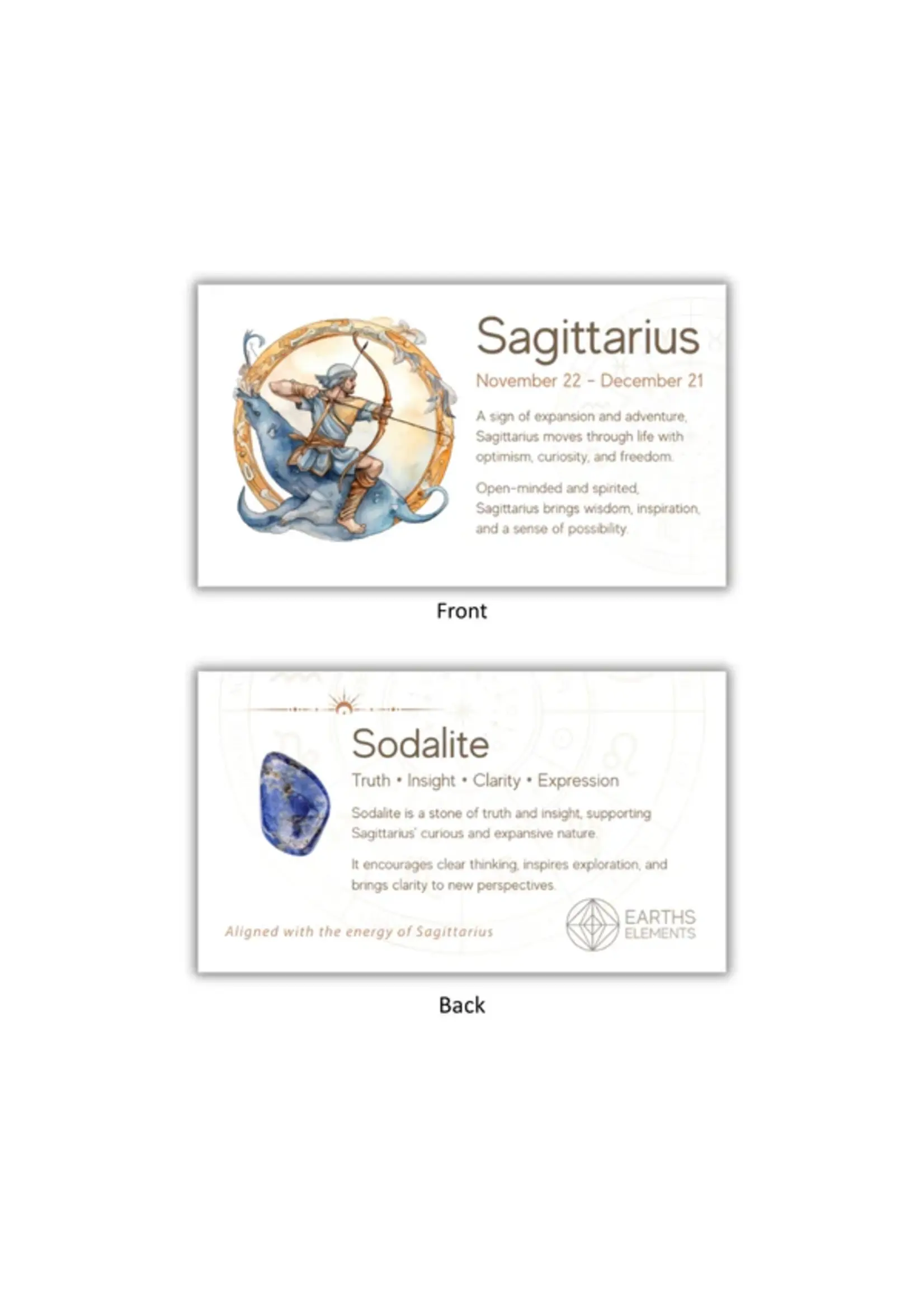 Zodiac Candle Set Sagittarius
