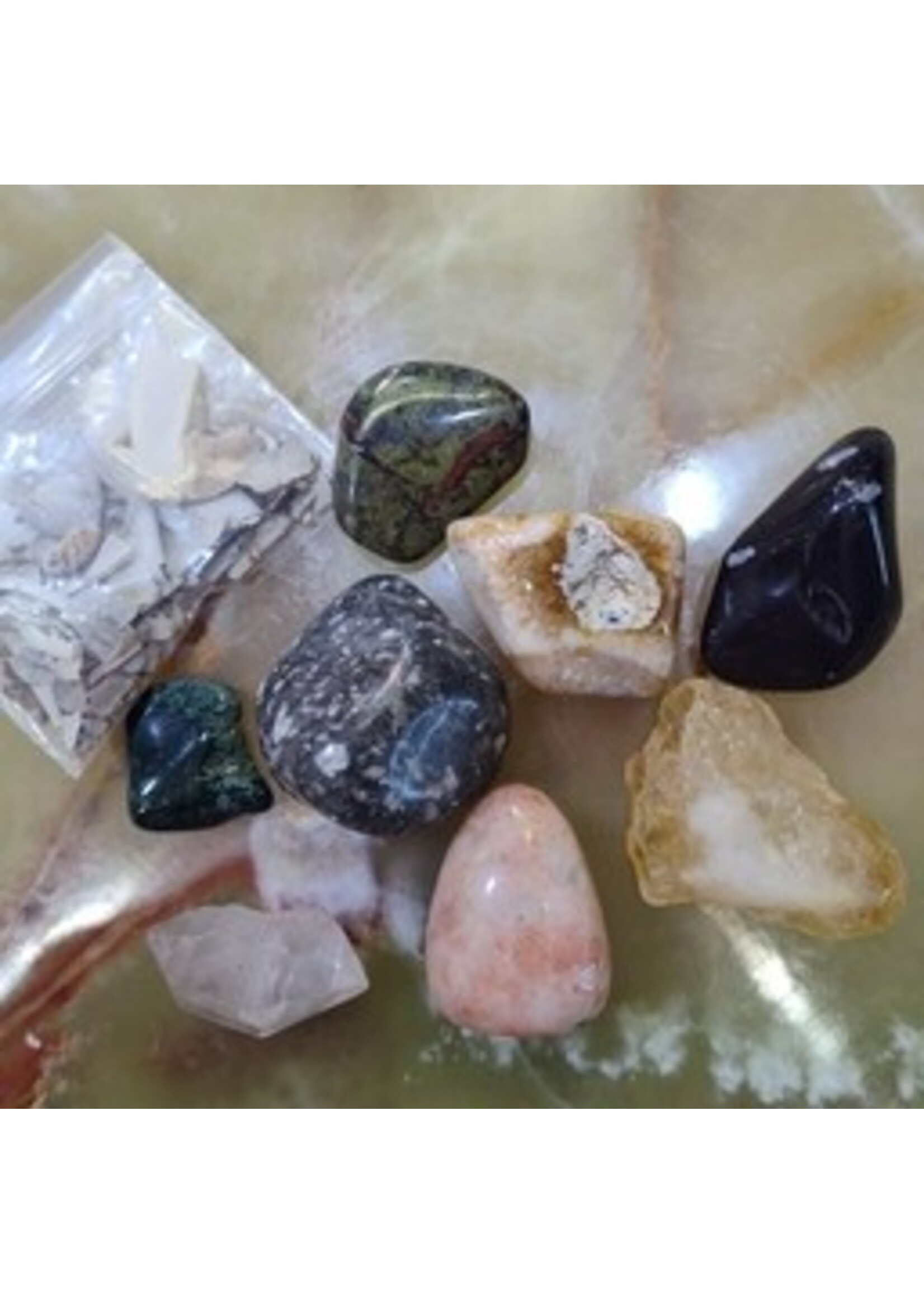 Month Stone Bags - October