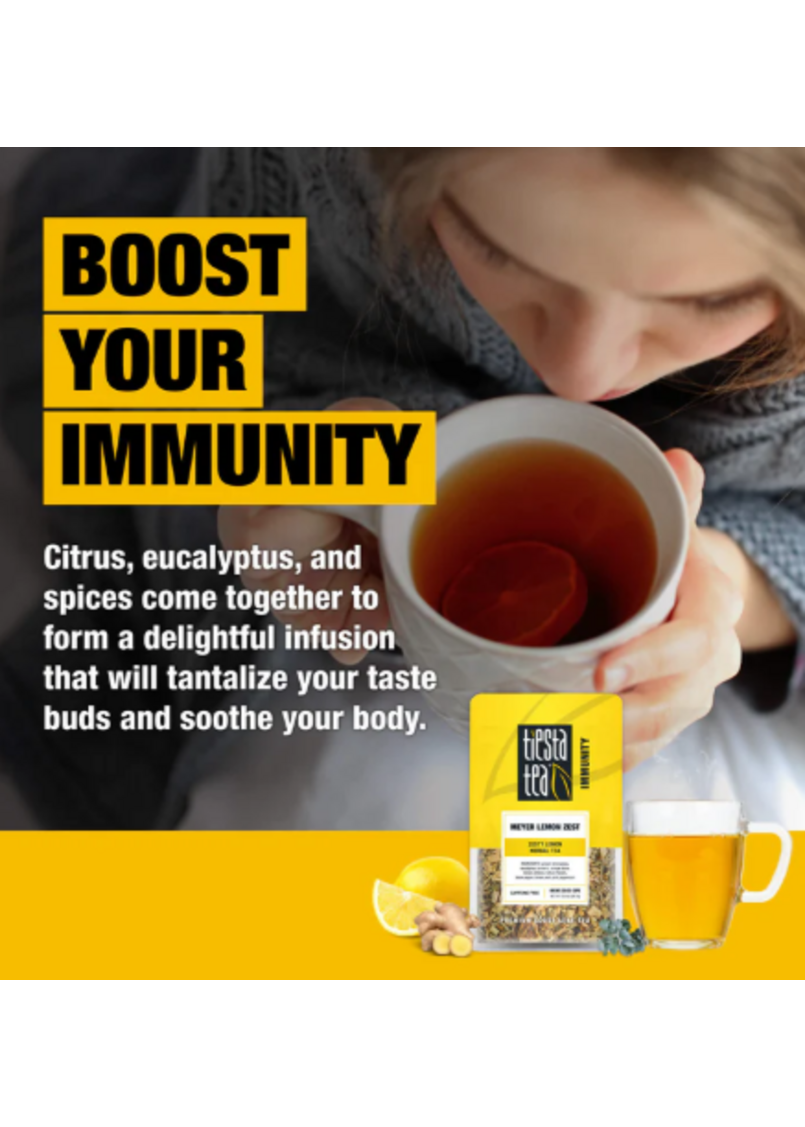 Tiesta Tea Meyer Lemon Zest