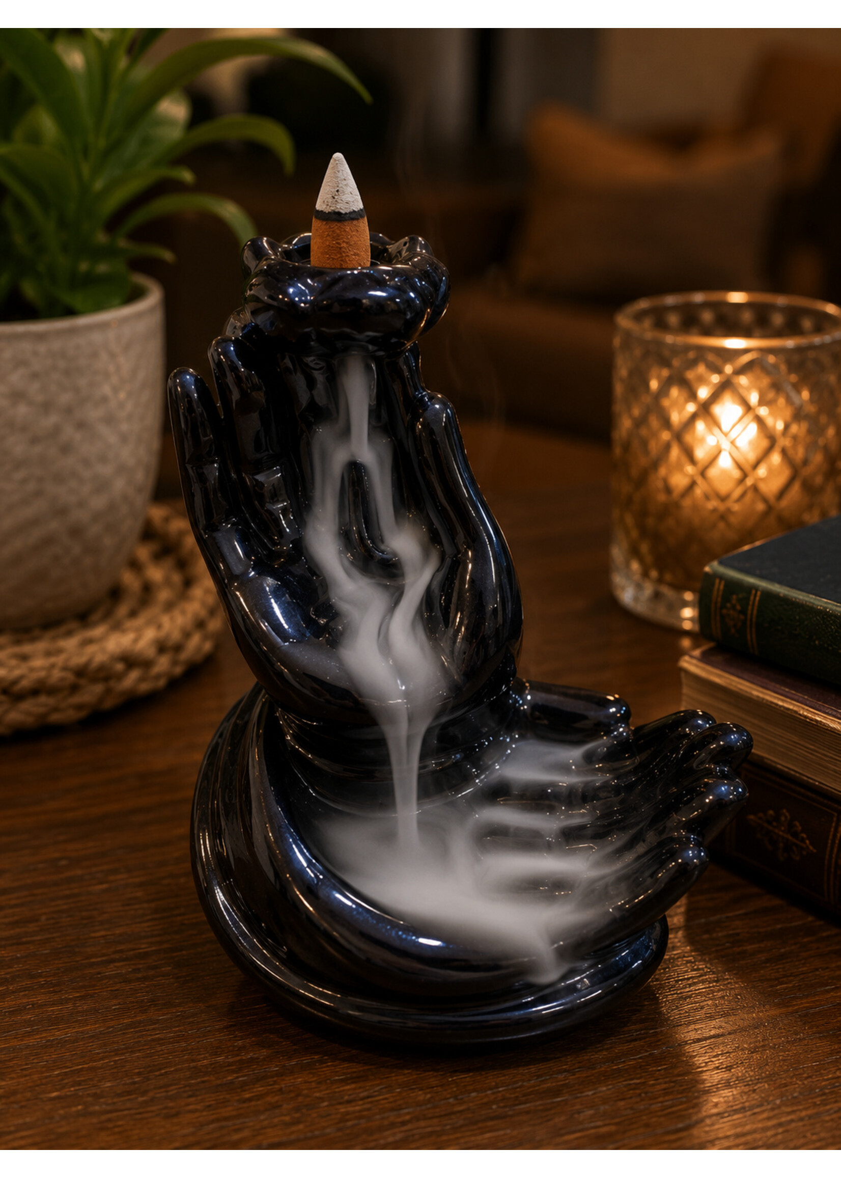Back Flow Diffusers - hands