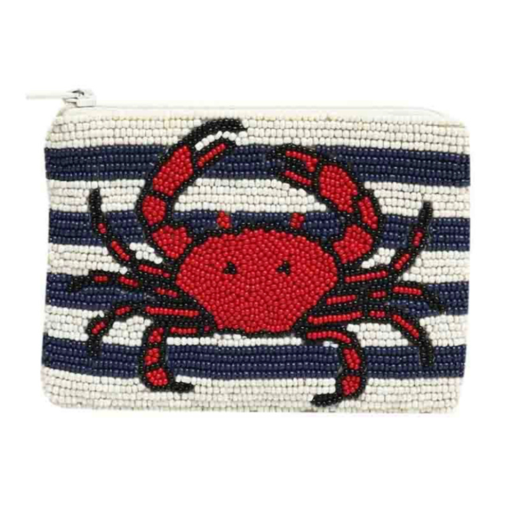 Tiana Crab Beaded Wallet