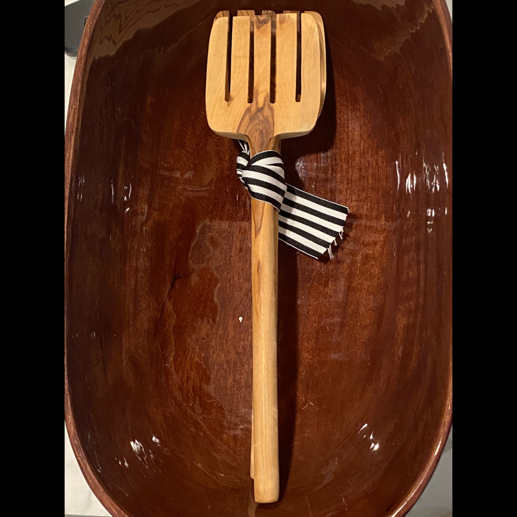 Scents and Feel Olive Wood Large Salad Server