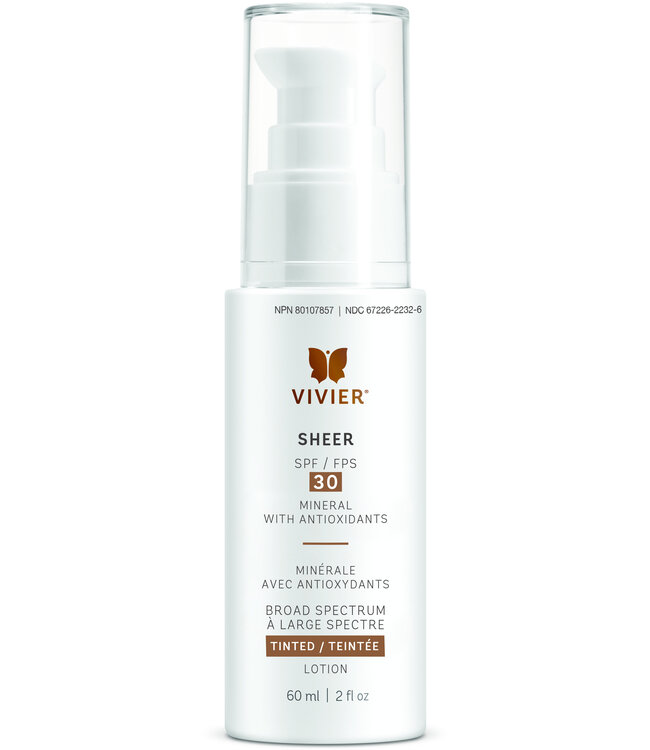 Vivier Sheer FPS 30 Minérale Teintée 