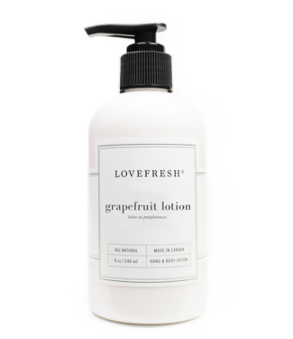 LoveFresh Grapefruit Lotion