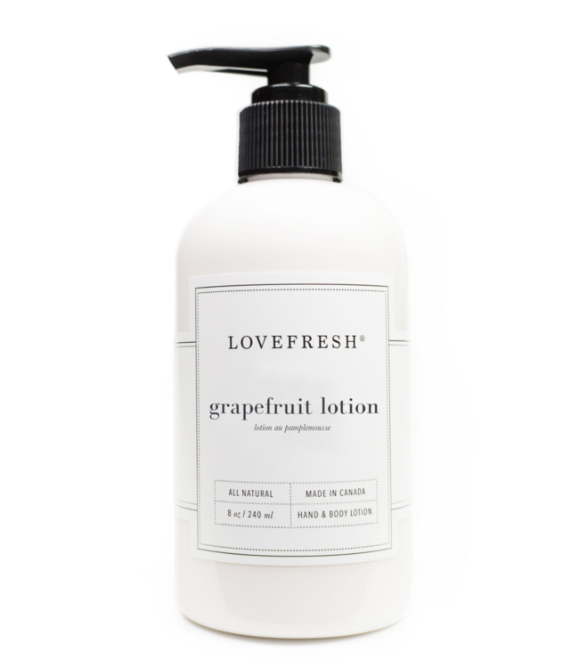 LoveFresh Grapefruit Lotion