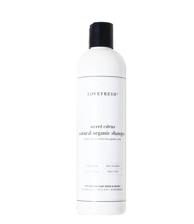 LoveFresh Shampoing bio naturel aux agrumes sucrés
