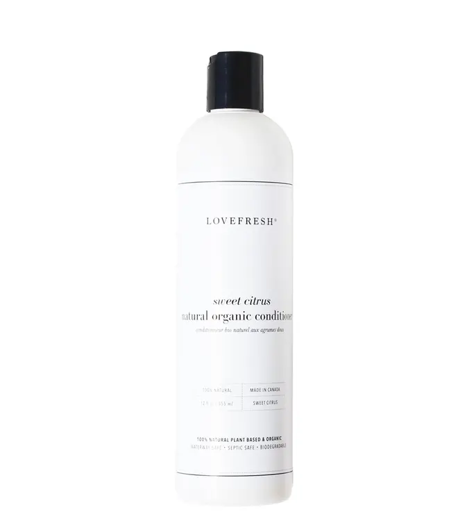 LoveFresh conditionneur Bio Naturel aux agrumes sucrés