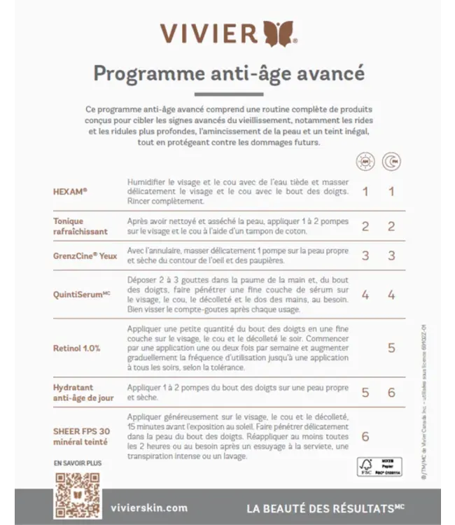 Vivier Vivier Advanced Anti-Aging Program