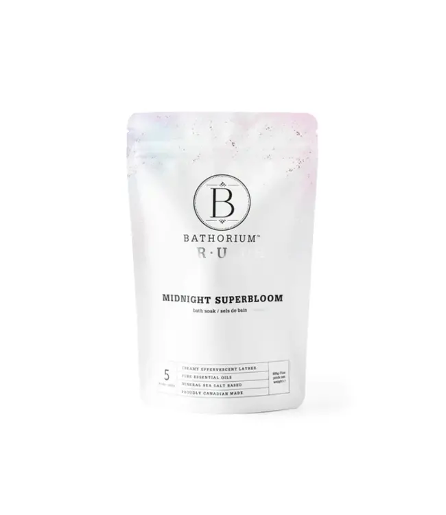 Bathorium Soothing Bath Soak Midnight Superbloom 600g
