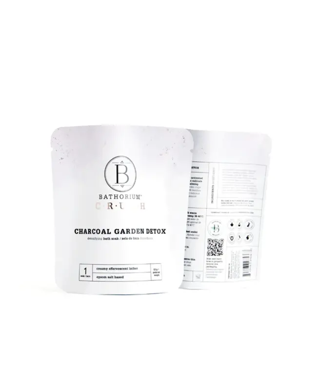 Bathorium Detoxifying Bath Soak Charcoal Garden Detox 120g