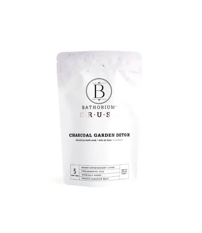 Bathorium Detoxifying Bath Soak Charcoal Garden Detox 600g
