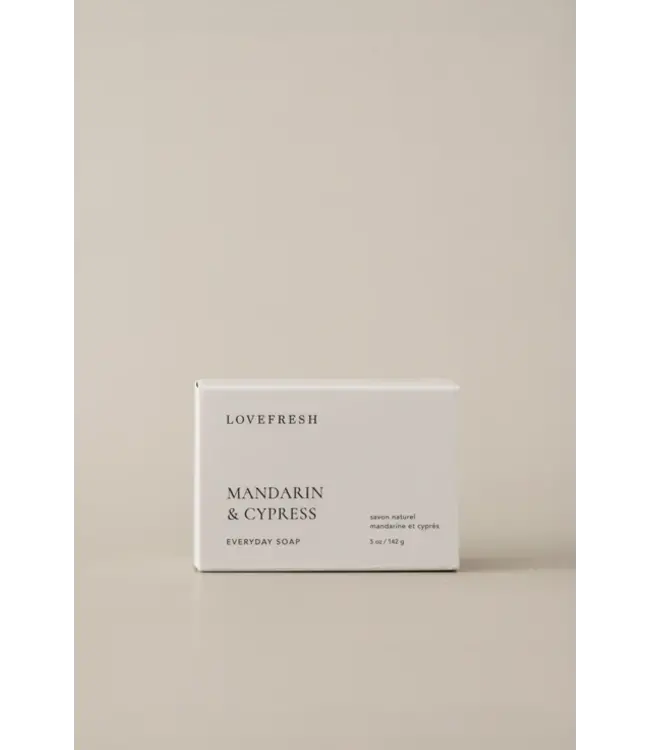LoveFresh everyday Soap Mandarin & Cypress