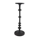 MUDPIE MEDIUM BLACK METAL CANDLESTICK