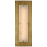 VISUAL COMFORT DOMINICA LARGE RECTANGLE SCONCE (BRASS)