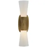 VISUAL COMFORT UTOPIA SMALL DOUBLE BATH SCONCE (GILD)