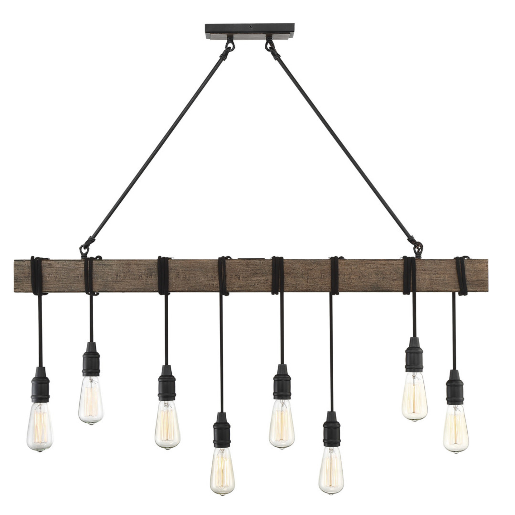 SAVOY HOUSE BURGESS 8-LIGHT LINEAR CHANDELIER