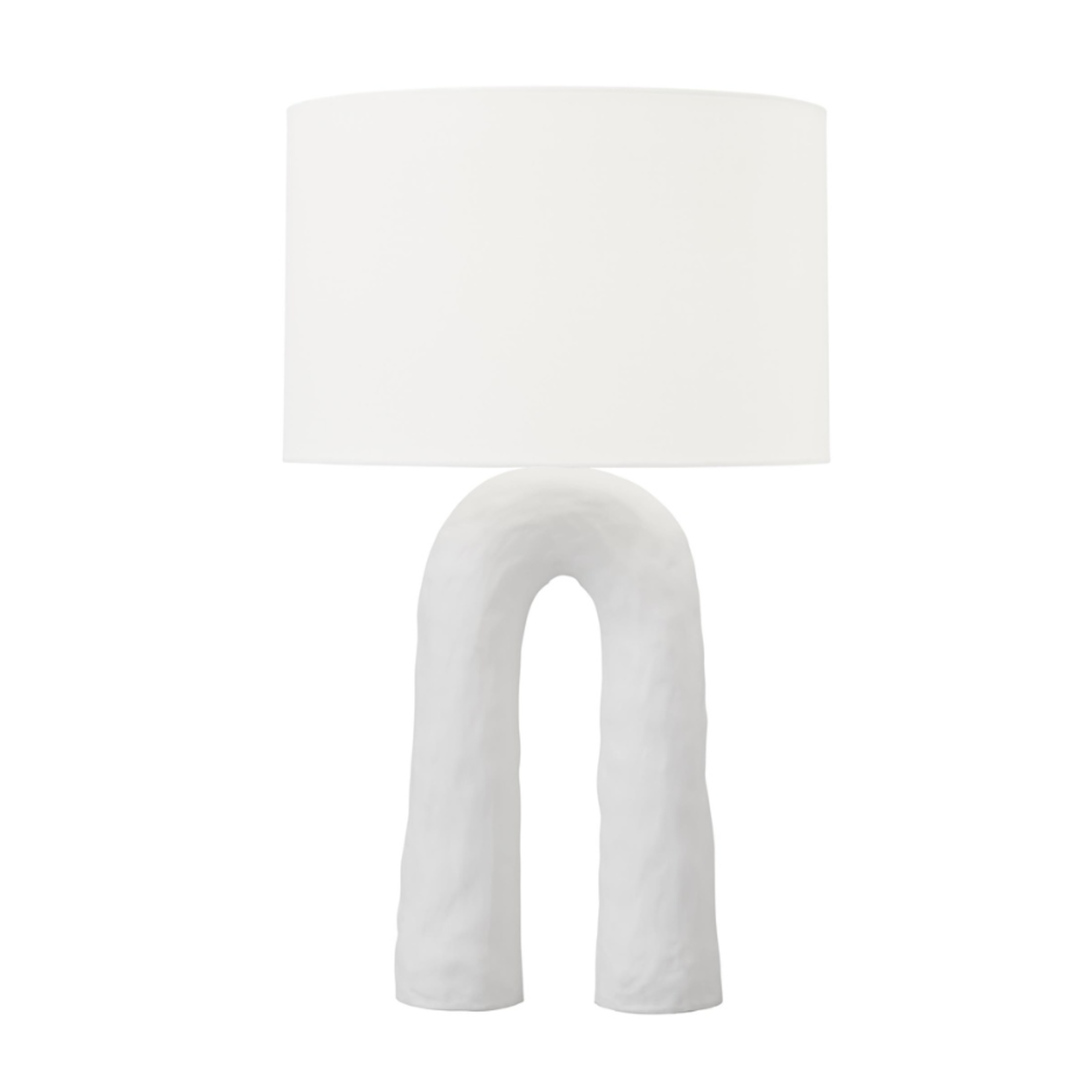 VISUAL COMFORT AURA MEDIUM TABLE LAMP (MATTE WHITE CERAMIC)
