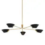 HUDSON VALLEY SACRAMENTO CHANDELIER (SOFT BLACK)