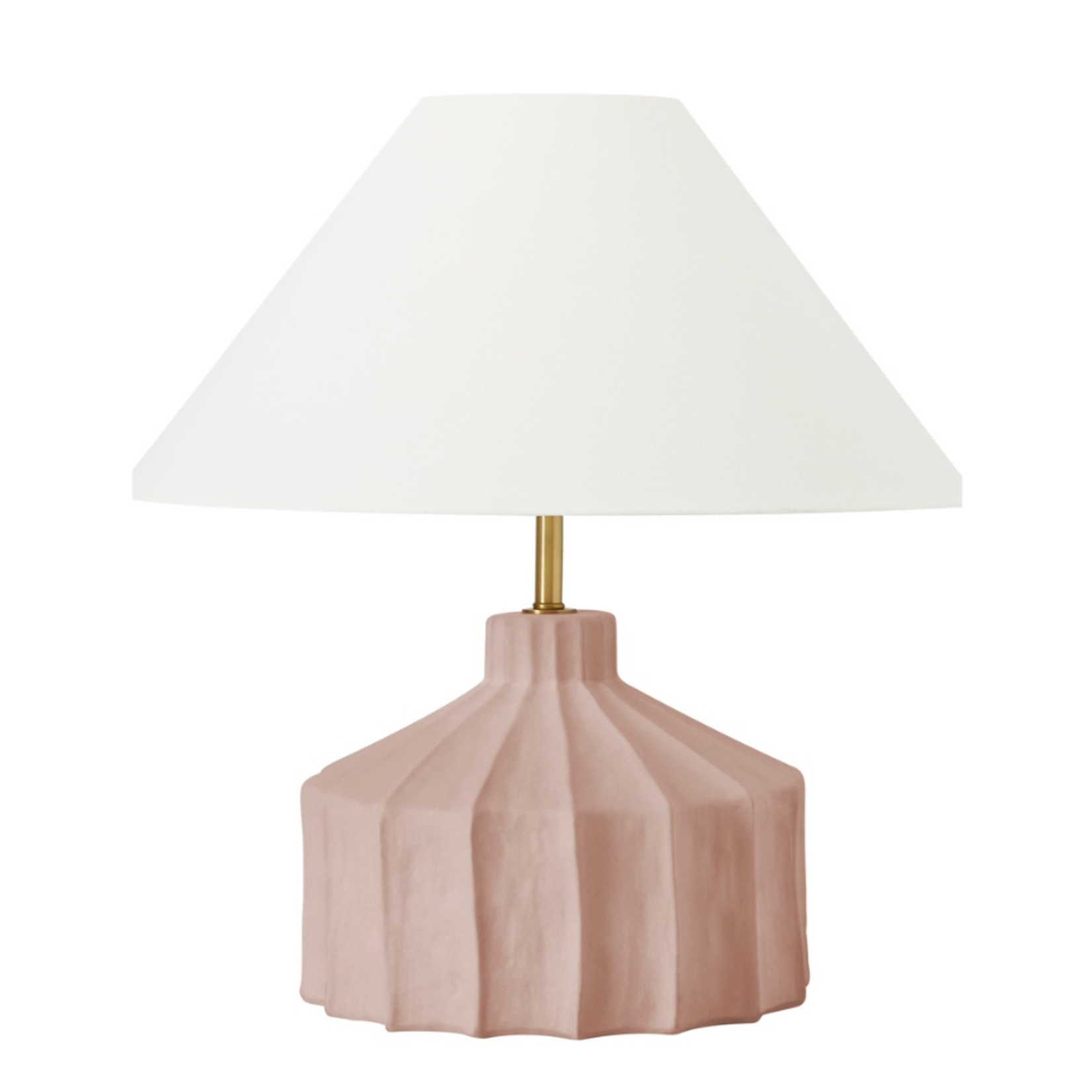 VISUAL COMFORT VENETO MEDIUM TABLE LAMP (DUSTY ROSE)