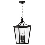 CAPITAL LIGHTING ADAIR 23" 4-LIGHT HANGING LANTERN  (BLACK)