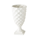 GLOBAL VIEWS DIVOT SMALL URN (MATTE WHITE)