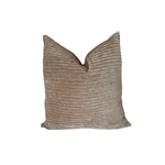 GABBY 22" THROW PILLOW G6 (LUX WAVES CAMEL)