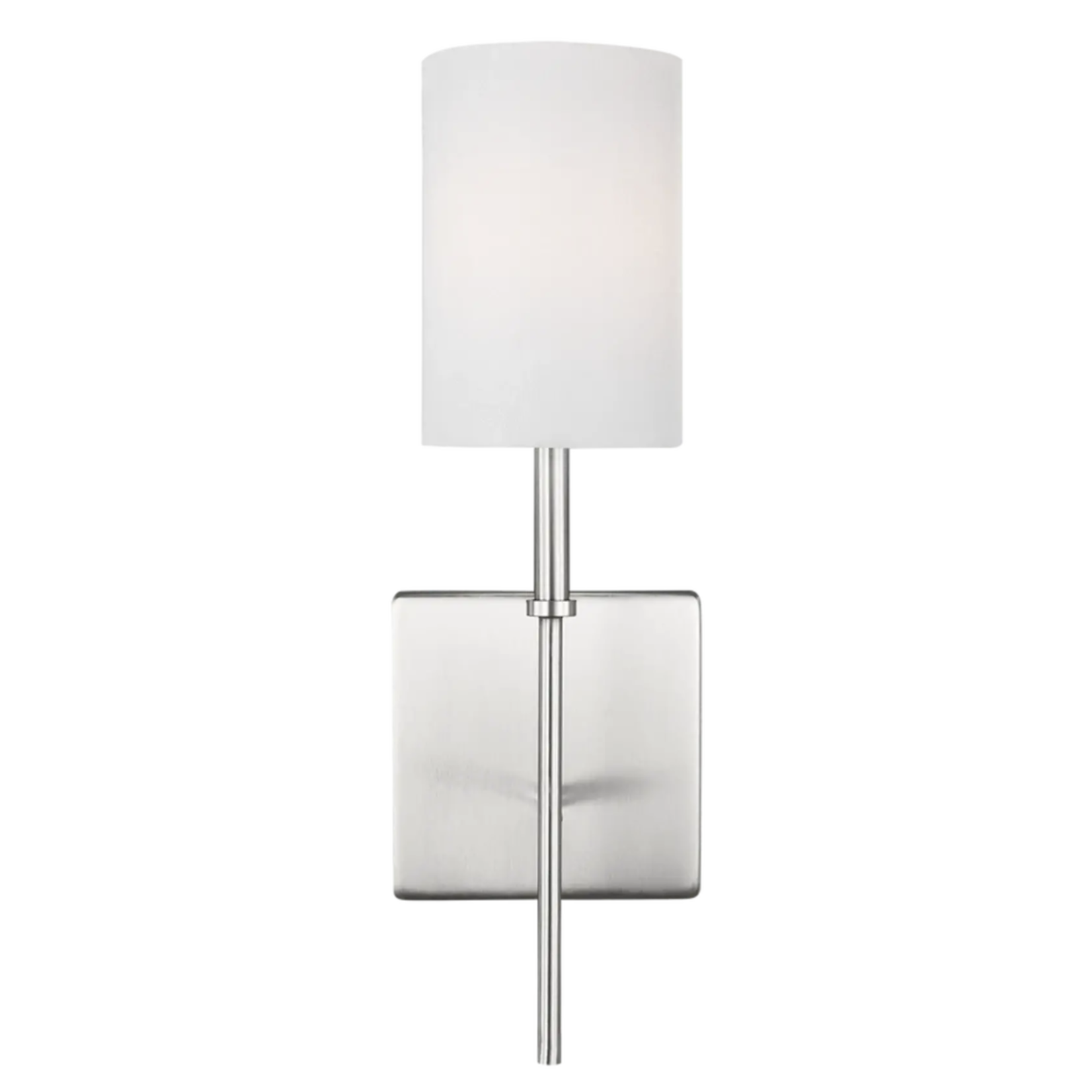VISUAL COMFORT FOXDALE ONE LIGHT WALL/BATH SCONCE (BRUSHED NICKEL)