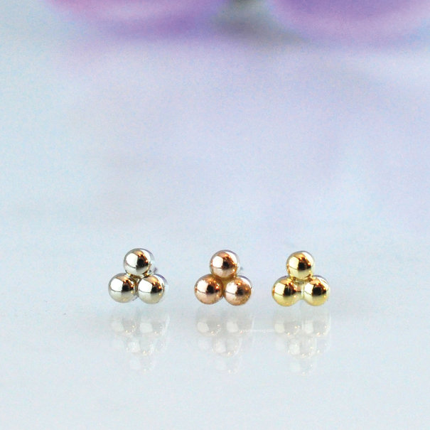 Prysm Body Jewelry Tri-Bead Cluster