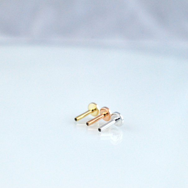 BVLA 16g Gold Threaded Flatback