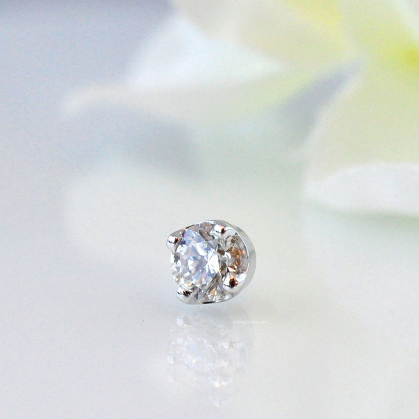 BVLA Prong-set Diamond 4mm
