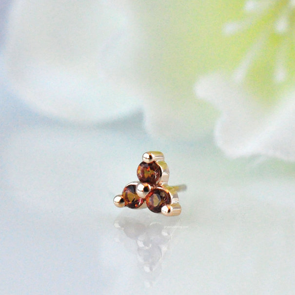 BVLA Tri-Prong Cluster with Anastasia Topaz