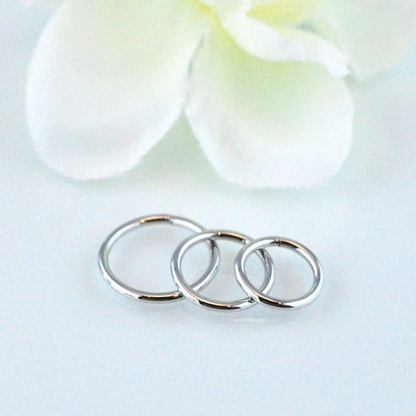 Prysm Body Jewelry Platinum Seam Ring
