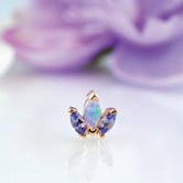 Mini AJ with Tanzanite | White Opal