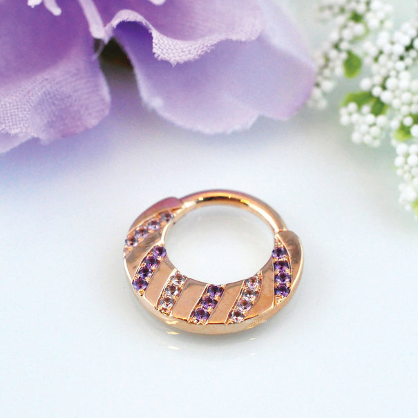 BVLA Madre with Dark and Light Amethyst
