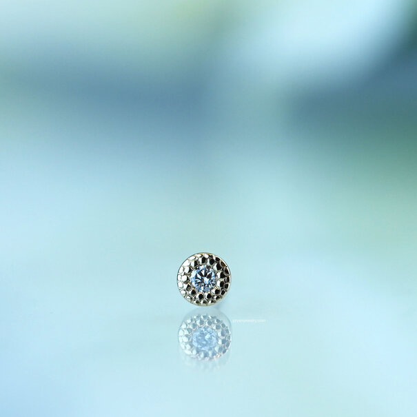BVLA Pave Circle with Diamond