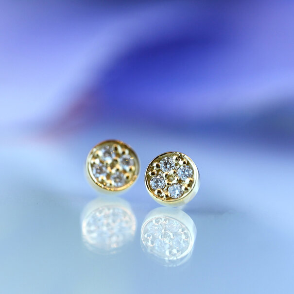 BVLA Micro Pave Disc with Diamonds