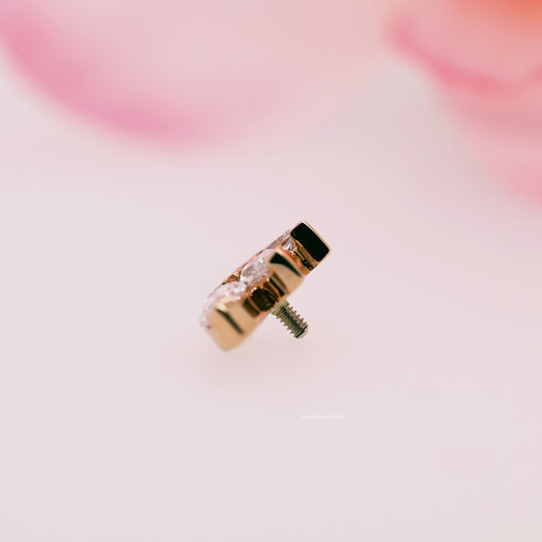 BVLA French Kiss with Diamond | 5x4mm Overall