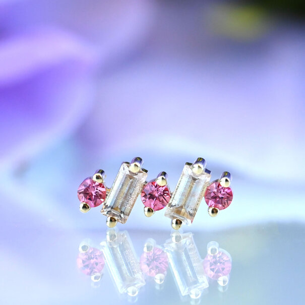 BVLA Divina with Oregon Sunstone | Padparadscha Sapphire