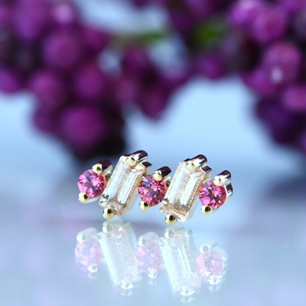 BVLA Divina with Oregon Sunstone | Padparadscha Sapphire