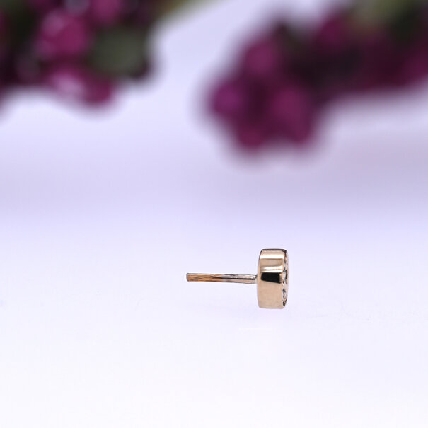 BVLA Micro Pave Disc with Black Diamond