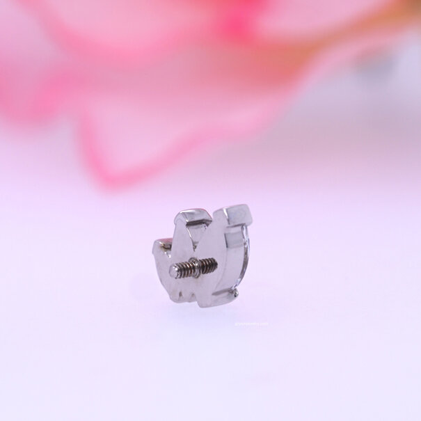 BVLA French Kiss with White Cubic Zirconia