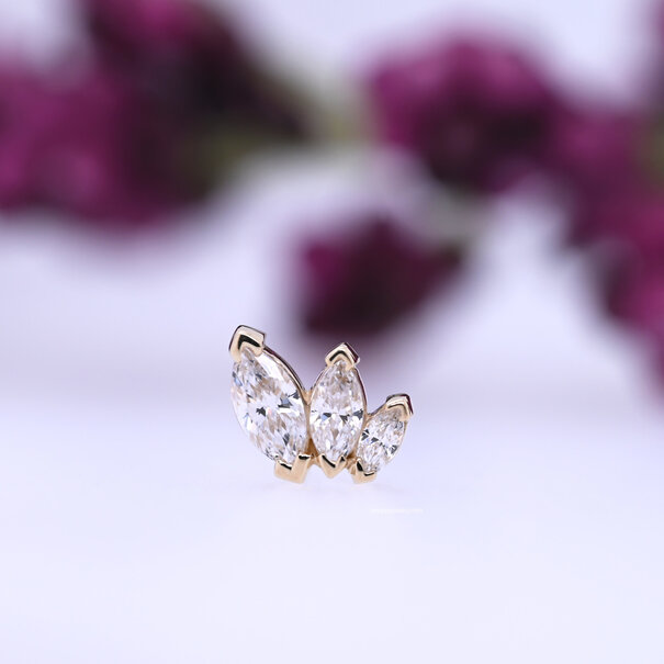 BVLA French Kiss with White Cubic Zirconia