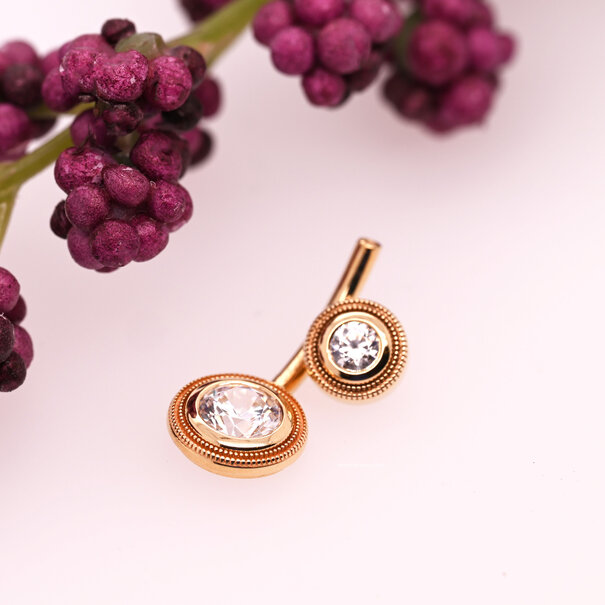 BVLA Aragon with  White Cubic Zirconia