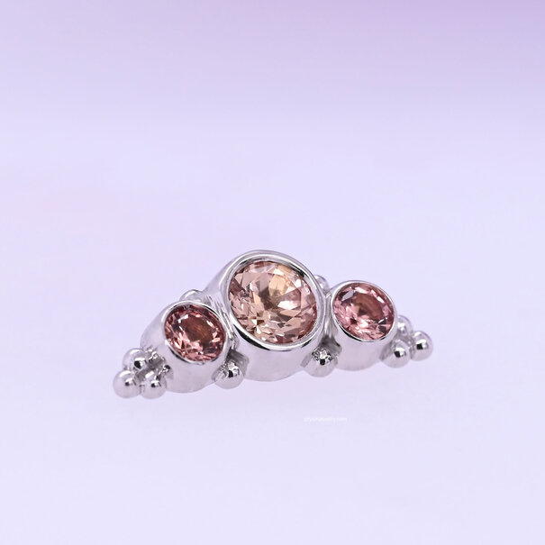 BVLA 3 Gem Graduating Panaraya with Champagne Sapphire