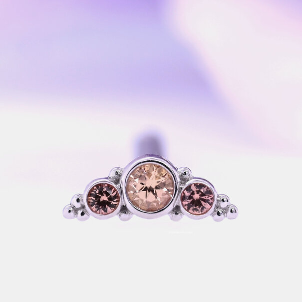 BVLA 3 Gem Graduating Panaraya with Champagne Sapphire