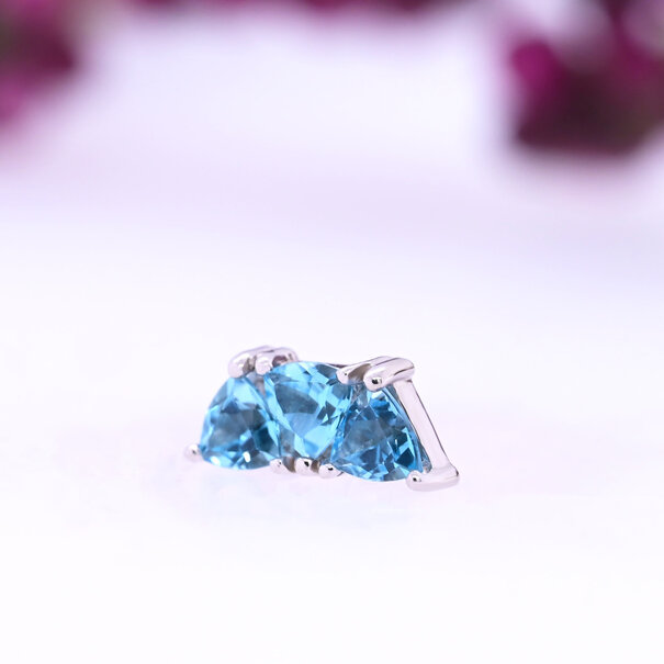 Irisa with Swiss Blue Topaz