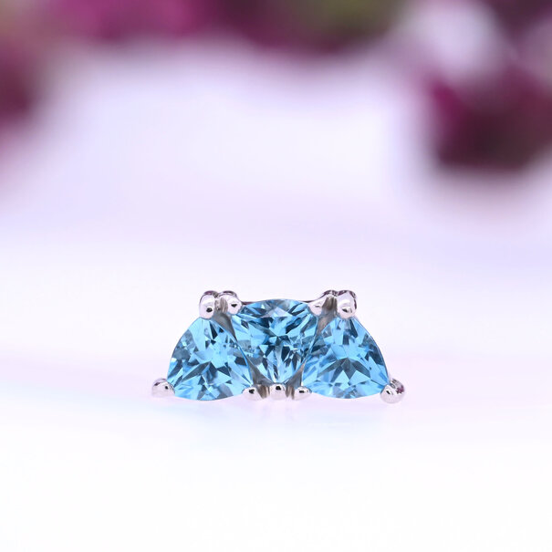 BVLA Irisa with Swiss Blue Topaz