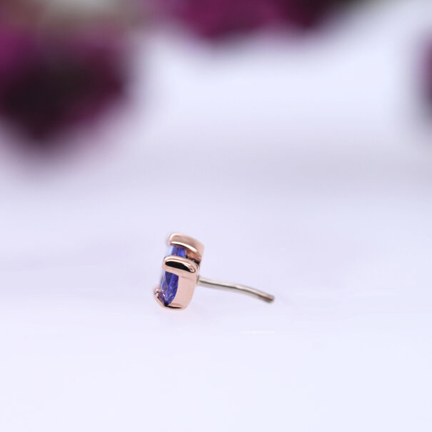 BVLA Marquise Fan with Tanzanite