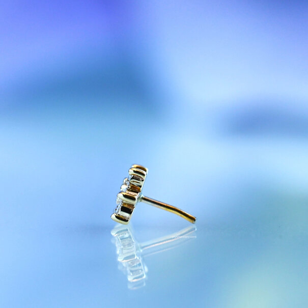 BVLA 7-Stone Flower with Diamond | Amethyst